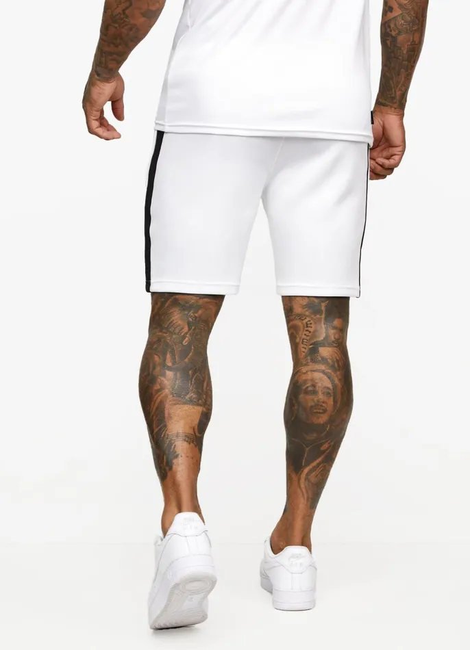 Gym King Twin Sets Men Core Plus Poly Short 8211 White