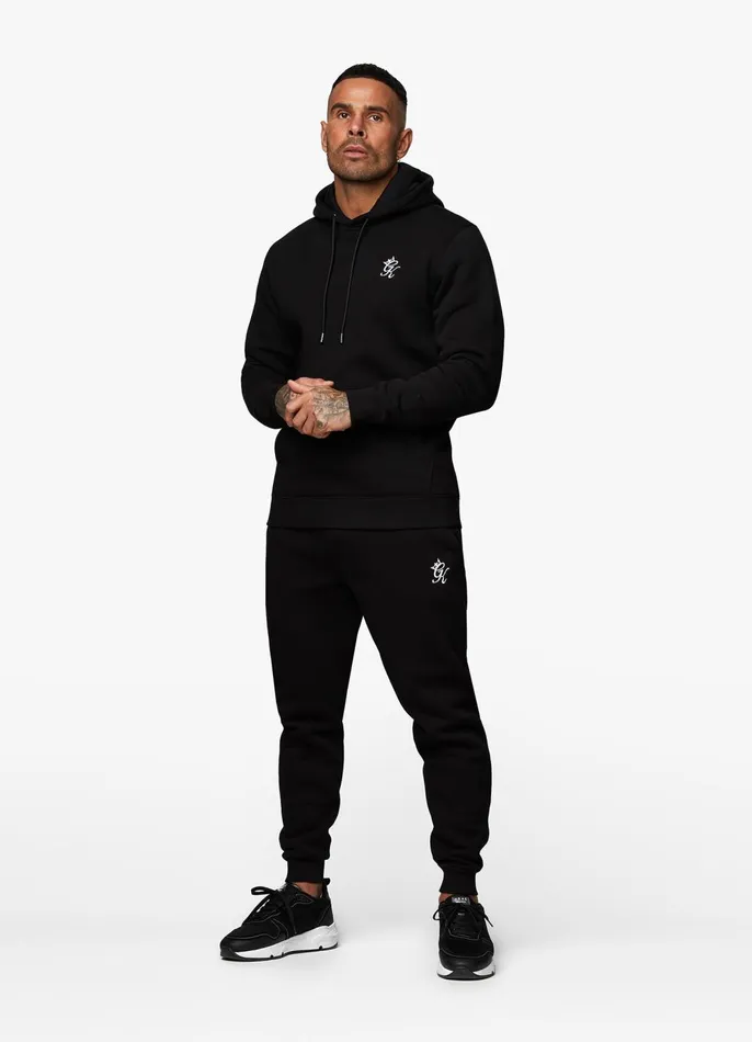 Gym King Twin Sets Men Fundamental Fleece Hood 8211 Black