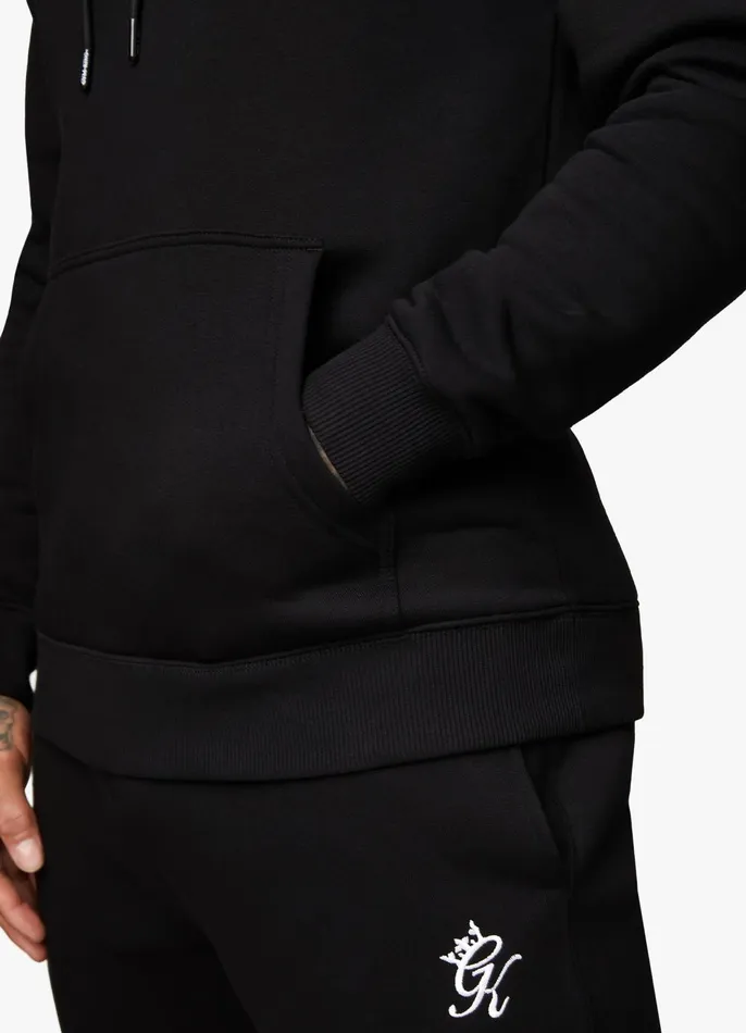 Gym King Twin Sets Men Fundamental Fleece Hood 8211 Black