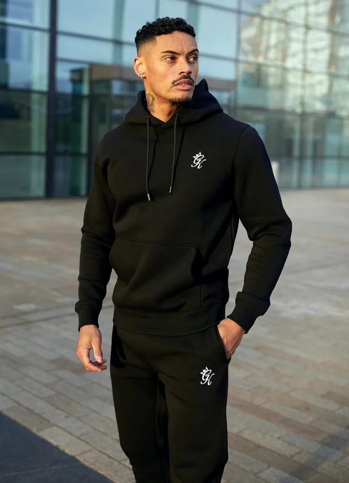 Gym King Twin Sets Men Fundamental Fleece Hood 8211 Black