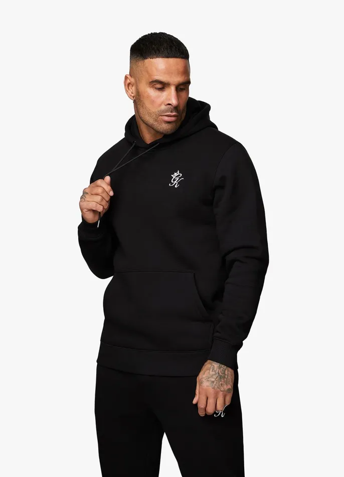 Gym King Twin Sets Men Fundamental Fleece Hood 8211 Black