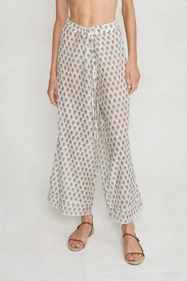 Harper Pant White Women Chan Luu Bottoms