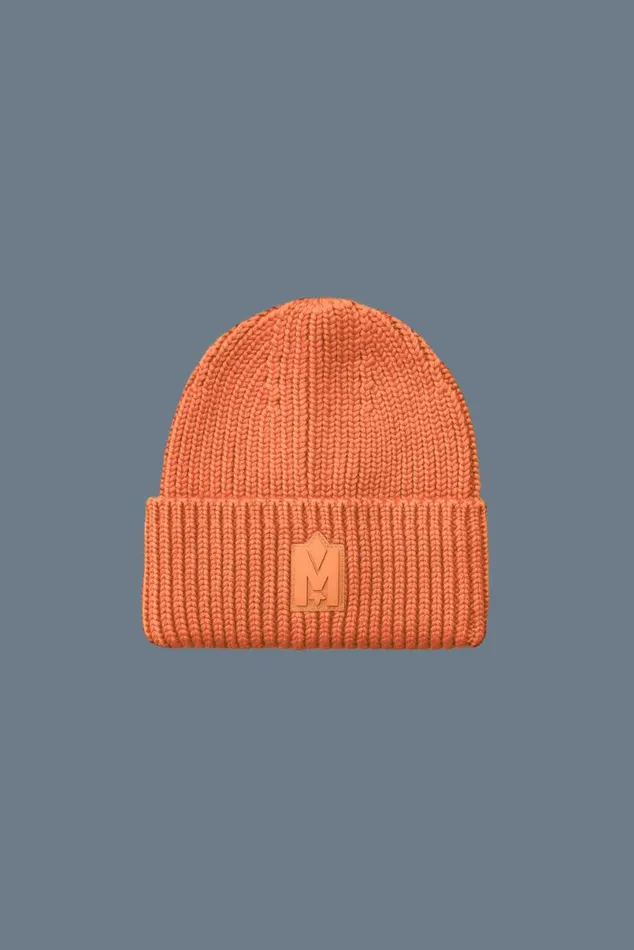 Hats Men Mackage JUDEMZ Handknit Toque With Ribbed Cuff Flame Hats Men Mackage JUDEMZ Handknit Toque With Ribbed Cuff Flame