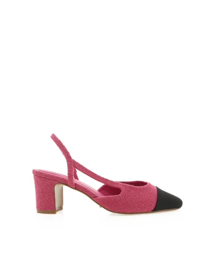 Heels Billini Block Heels FINTRA PINK TWEEDBLACK