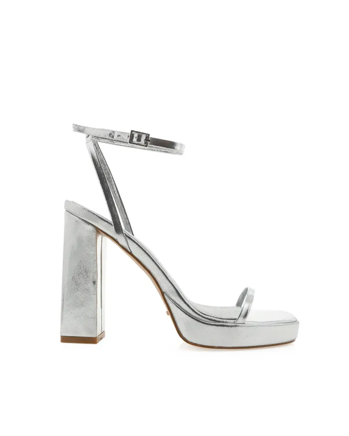 Heels Billini Block Heels TAHNI SILVER