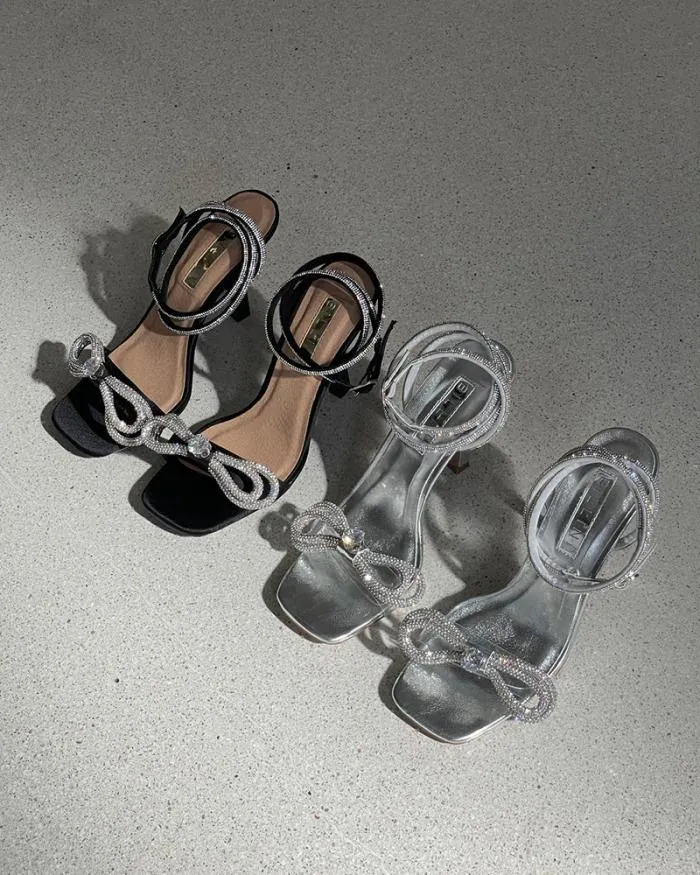 Heels Billini Stiletto Heels ELARA CLEARSILVER