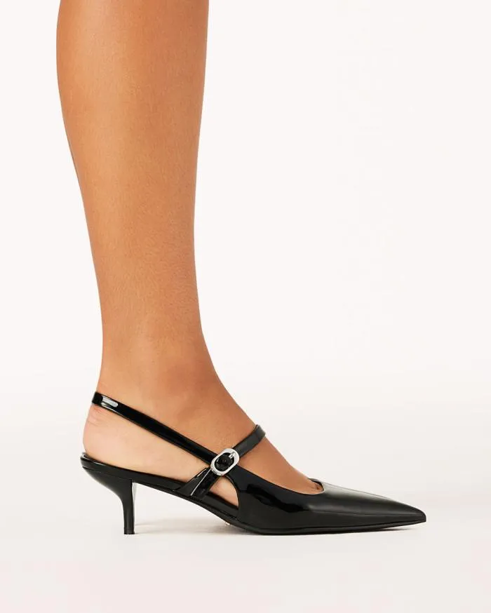 Heels Billini Stiletto Heels GERTA BLACK PATENT