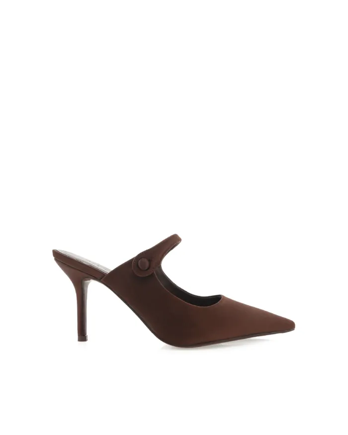 Heels Billini Stiletto Heels KALIO ESPRESSO SATIN