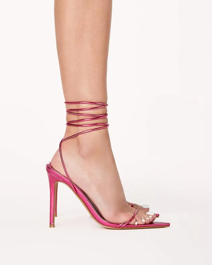 Heels Billini Stiletto Heels ROMY PINK METALLIC