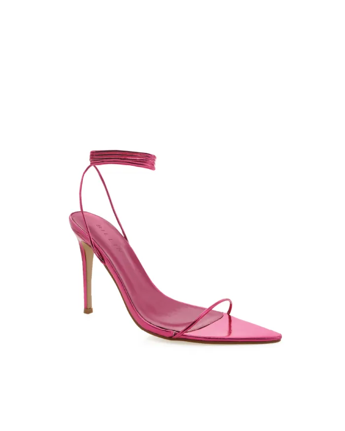 Heels Billini Stiletto Heels ROMY PINK METALLIC