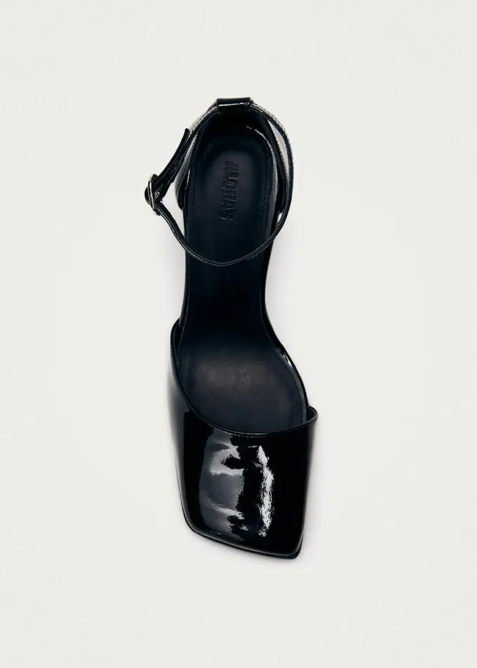 Heels Women ALOHAS Liebe Onix Black Leather Pumps