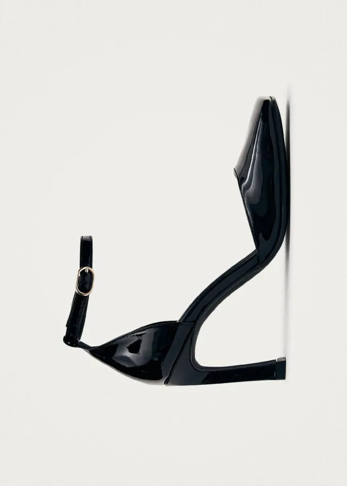 Heels Women ALOHAS Liebe Onix Black Leather Pumps
