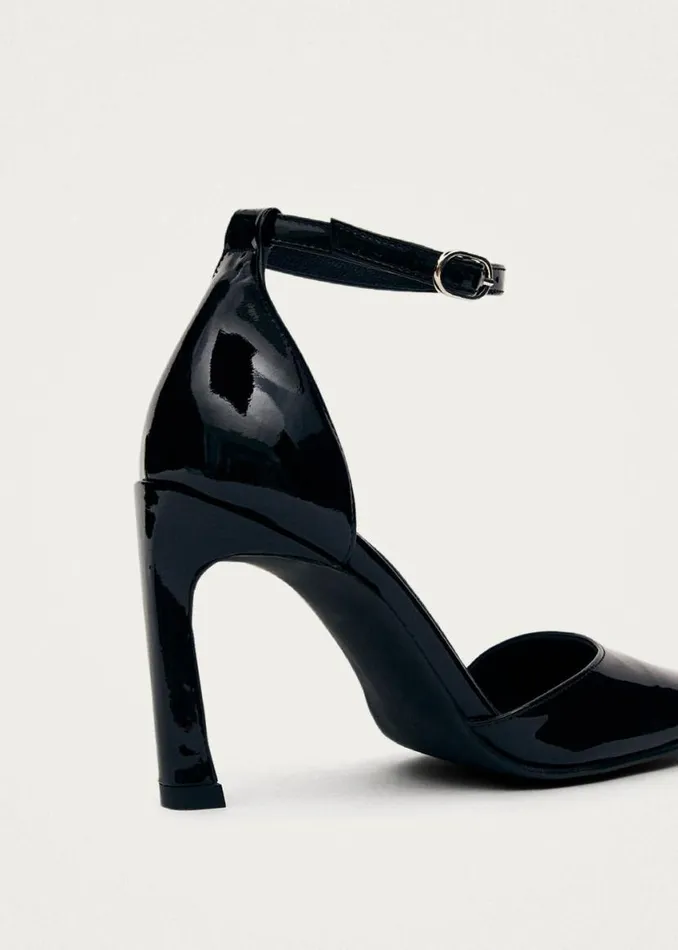 Heels Women ALOHAS Liebe Onix Black Leather Pumps