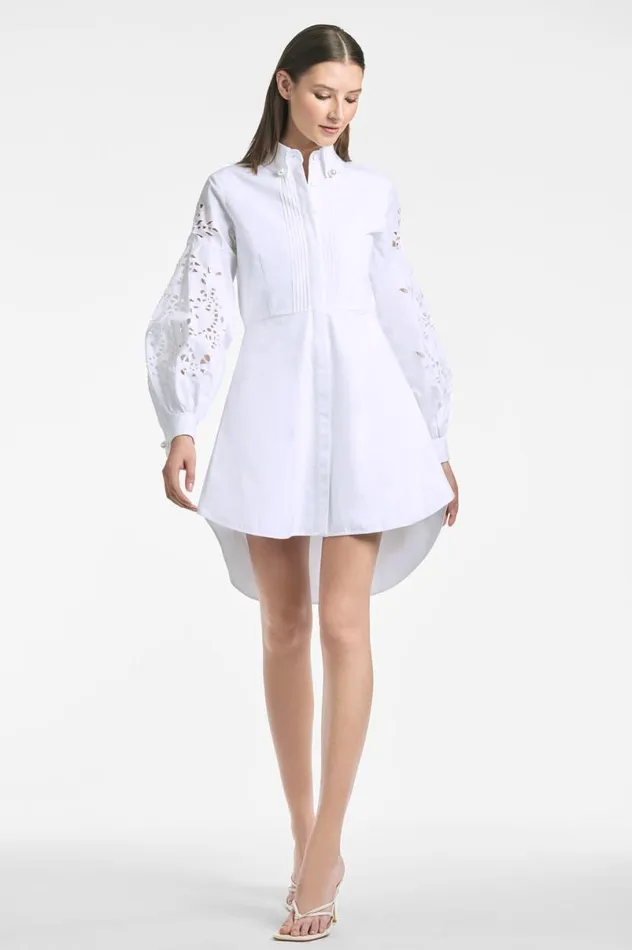 Honeymoon Women Sachin and Babi Tate Shirtdress 8211 White