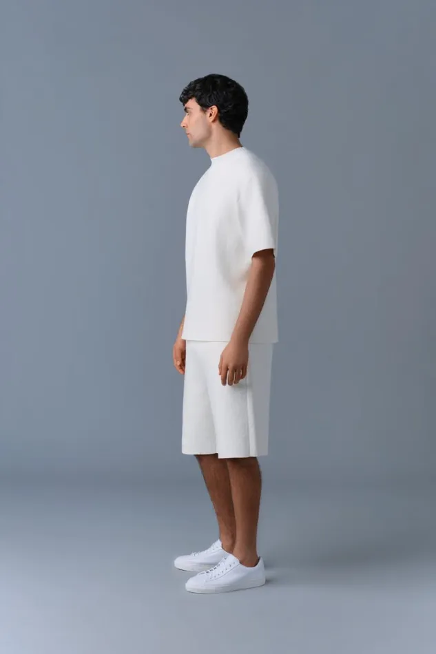 Hoodies and Tops Men Mackage ABRAM Stretch Viscose Knit Top Cream Hoodies and Tops Men Mackage ABRAM Stretch Viscose Knit Top Cream