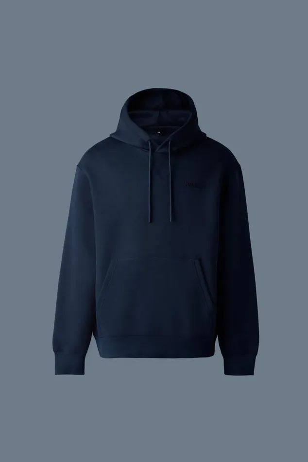 Hoodies and Tops Men Mackage KRYSTIAN Doubleface Jersey Hoodie Navy Hoodies and Tops Men Mackage KRYSTIAN Doubleface Jersey Hoodie Navy