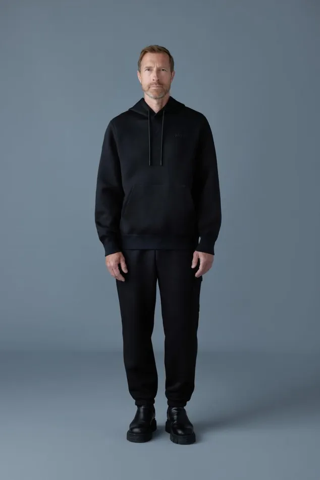 Hoodies and Tops Men Mackage KRYSTIAN Doubleface Jersey Hoodie Navy Hoodies and Tops Men Mackage KRYSTIAN Doubleface Jersey Hoodie Navy