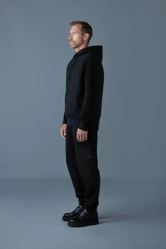 Hoodies and Tops Men Mackage KRYSTIAN Doubleface Jersey Hoodie Navy Hoodies and Tops Men Mackage KRYSTIAN Doubleface Jersey Hoodie Navy