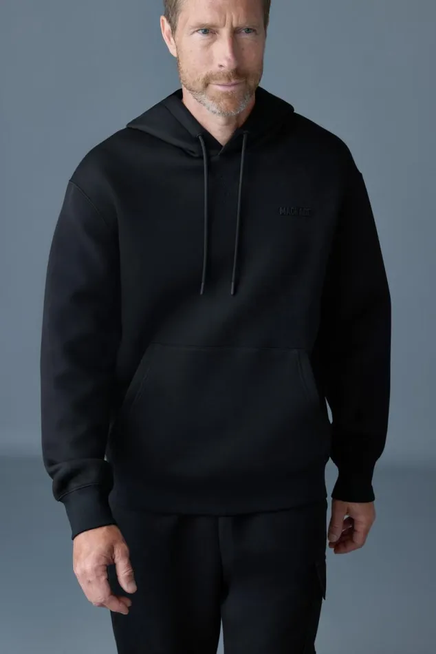 Hoodies and Tops Men Mackage KRYSTIAN Doubleface Jersey Hoodie Navy Hoodies and Tops Men Mackage KRYSTIAN Doubleface Jersey Hoodie Navy