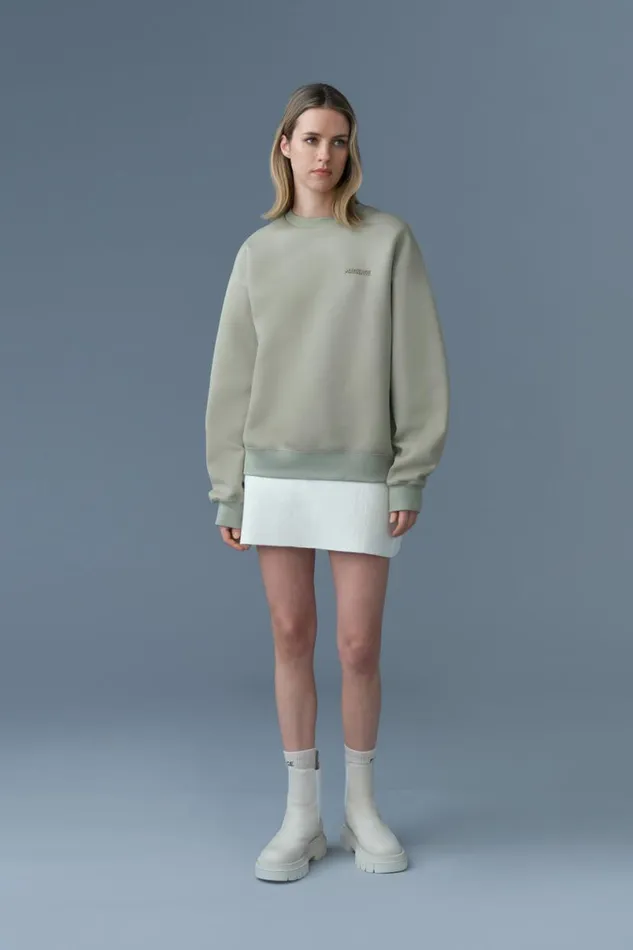 Hoodies and Tops Women Mackage JULIAN DoubleFace Jersey Sweatshirt Emerald Hoodies and Tops Women Mackage JULIAN DoubleFace Jersey Sweatshirt Emerald