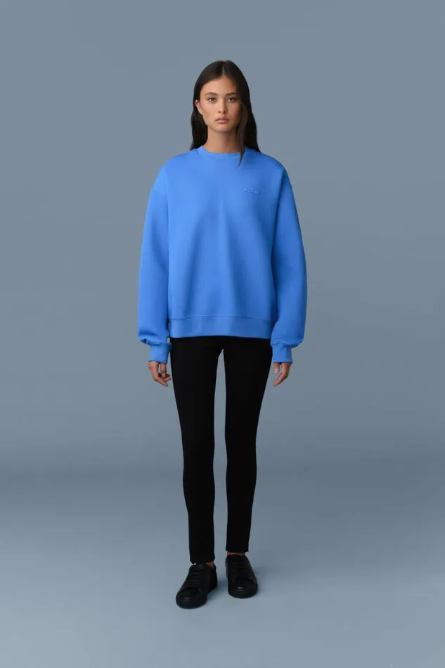 Hoodies and Tops Women Mackage JULIAN DoubleFace Jersey Sweatshirt Emerald Hoodies and Tops Women Mackage JULIAN DoubleFace Jersey Sweatshirt Emerald