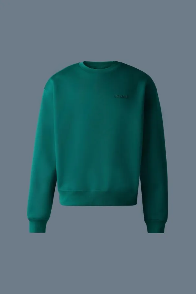 Hoodies and Tops Women Mackage JULIAN DoubleFace Jersey Sweatshirt Emerald Hoodies and Tops Women Mackage JULIAN DoubleFace Jersey Sweatshirt Emerald