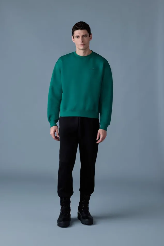 Hoodies and Tops Women Mackage JULIAN DoubleFace Jersey Sweatshirt Emerald Hoodies and Tops Women Mackage JULIAN DoubleFace Jersey Sweatshirt Emerald