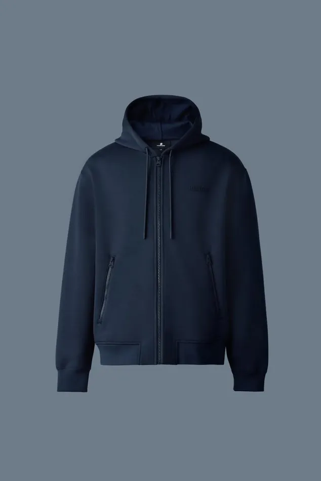 Hoodies and Tops Women Mackage KRYSTOS Doubleface Jersey Zipup Hoodie Garnet Hoodies and Tops Women Mackage KRYSTOS Doubleface Jersey Zipup Hoodie Garnet