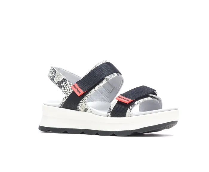 Hush Puppies Andi Slingback Sandal Snake Leatherblack Women Sandals