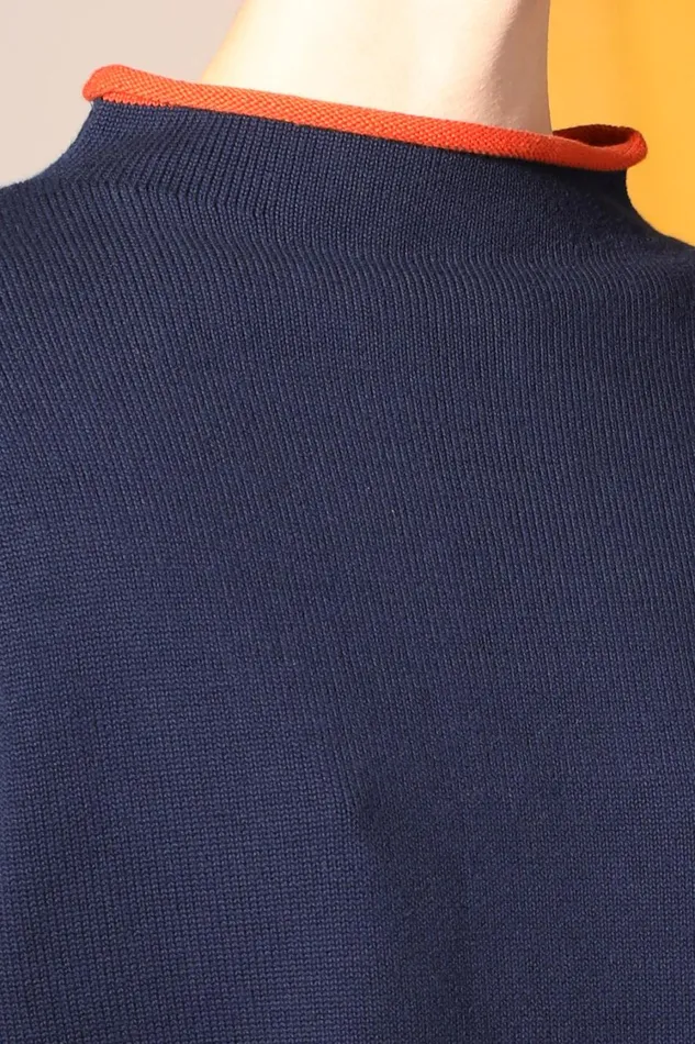 Ivo Knit Navy Womens LF Markey Knitwear