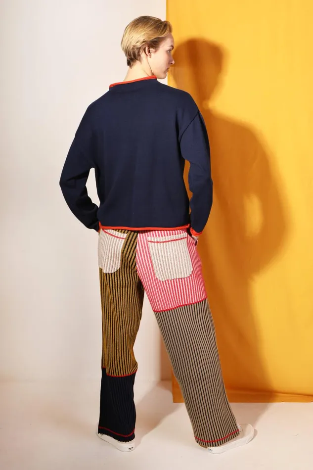 Ivo Knit Navy Womens LF Markey Knitwear