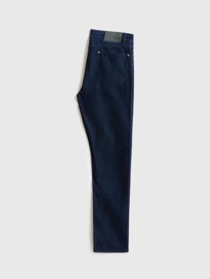 J702 8211 FLOCKED TWILL Blue Black Clothing John Varvatos Jeans