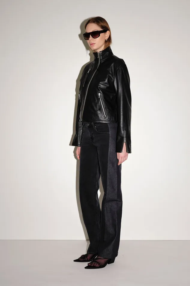 Jeans Patti Panel 8211 Charcoal 8211 Wonhundred Women