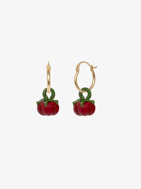 Jewelry Women Lisa Says Gah Tomato Hoops Hunts Tomato