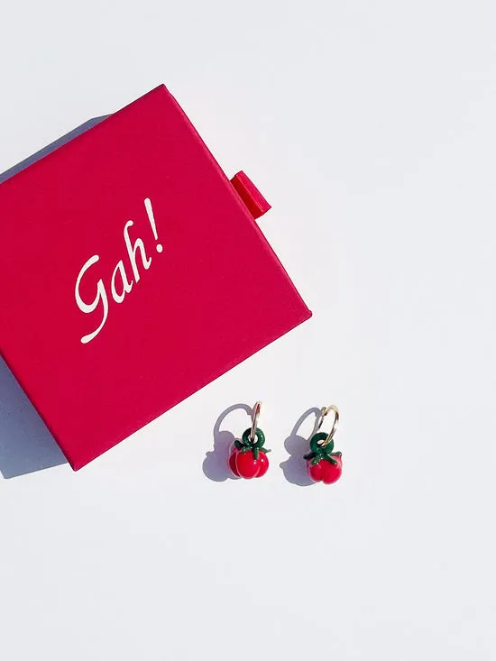 Jewelry Women Lisa Says Gah Tomato Hoops Hunts Tomato