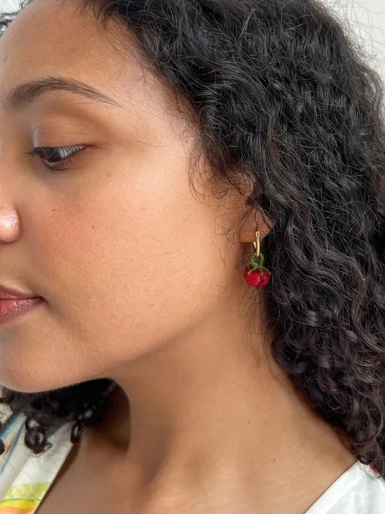 Jewelry Women Lisa Says Gah Tomato Hoops Hunts Tomato