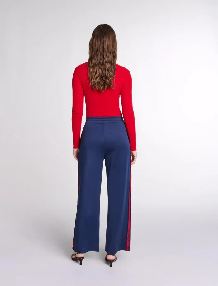 Jumpshort and Jumpsuits Women Maje Wool And Silk Bodysuit Red