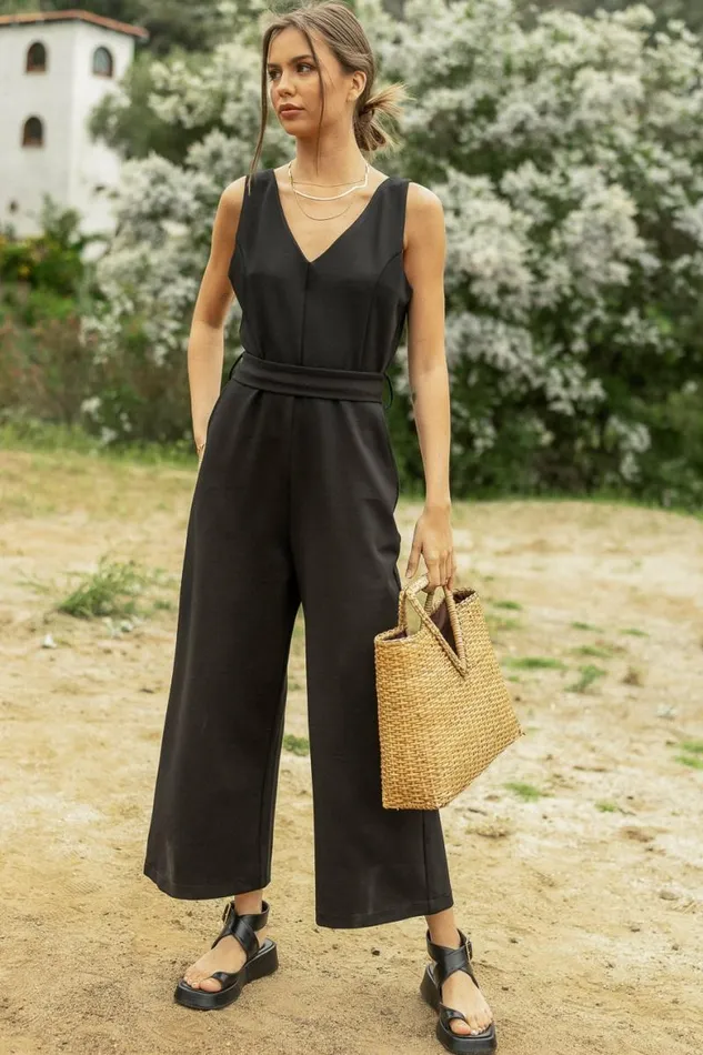 June Jumpsuit Black Women Bohme Jumpsuits and Overalls