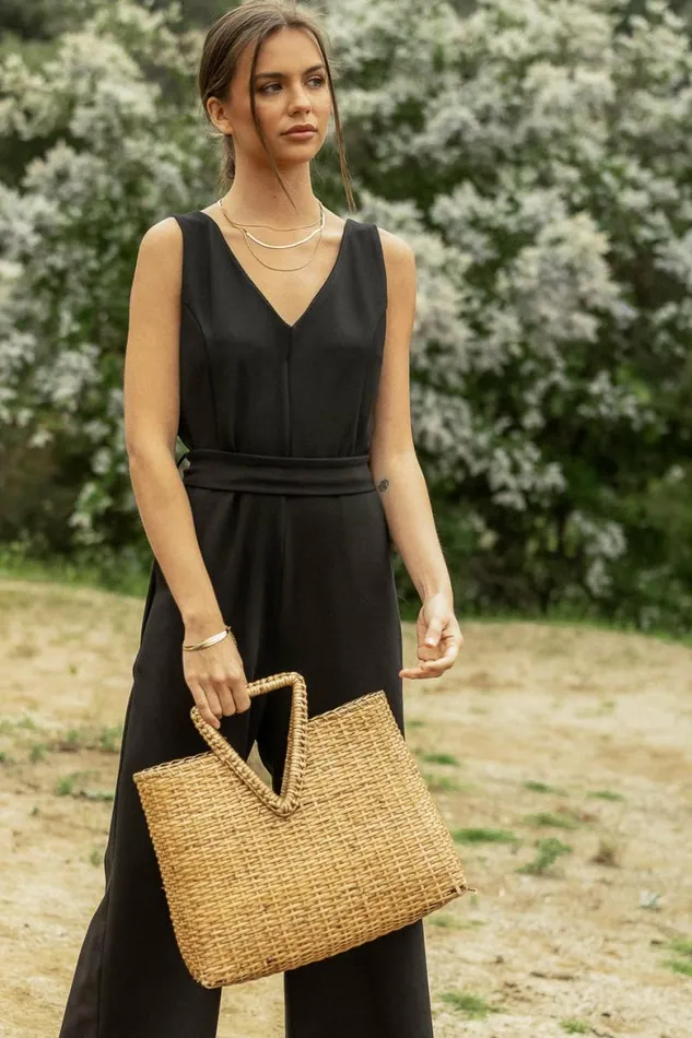 June Jumpsuit Black Women Bohme Jumpsuits and Overalls
