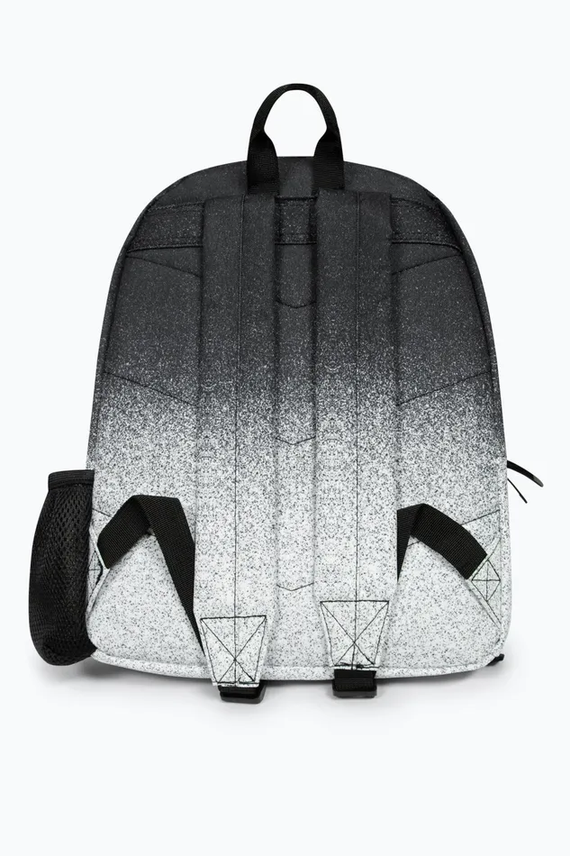 Just Hype Backpacks Hype Unisex BlackWhite Speckle Fade Iconic Kids Backpack