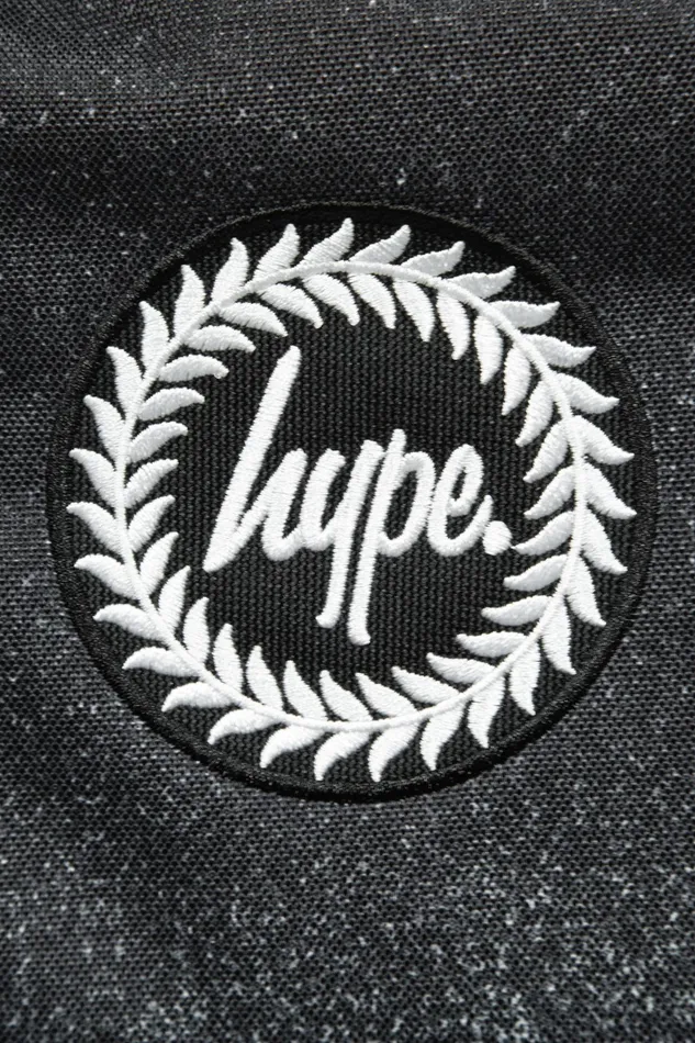 Just Hype Backpacks Hype Unisex BlackWhite Speckle Fade Iconic Kids Backpack