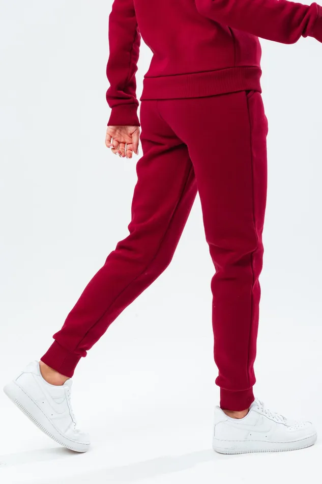 Just Hype Joggers Hype Burgundy Women039S Joggers