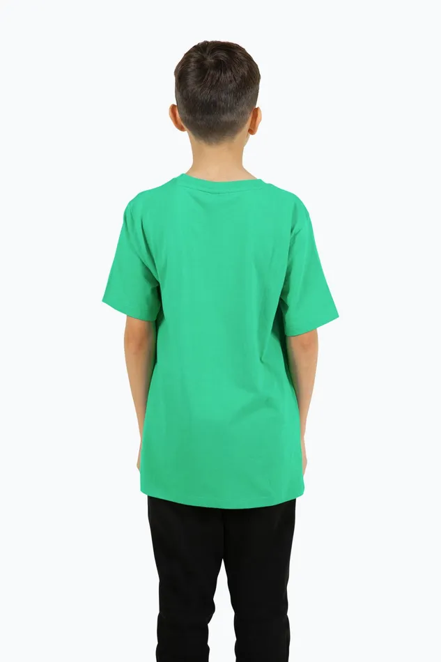 Just Hype TShirts and Vests Hype Boys Green Double TShirt