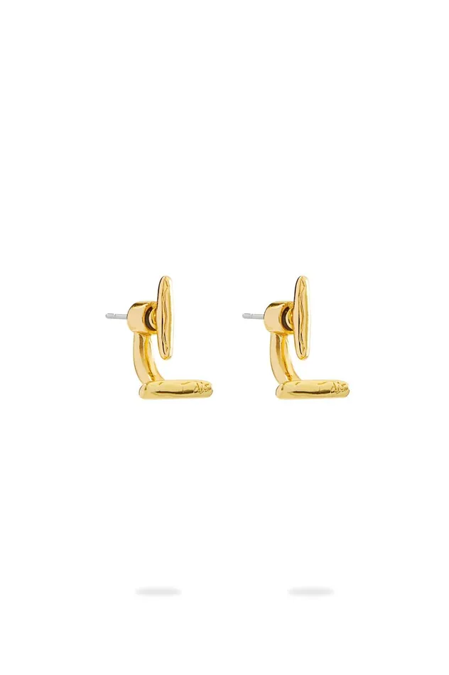 Kerstin Drop Stud Earring Gold Women Aje Jewelry
