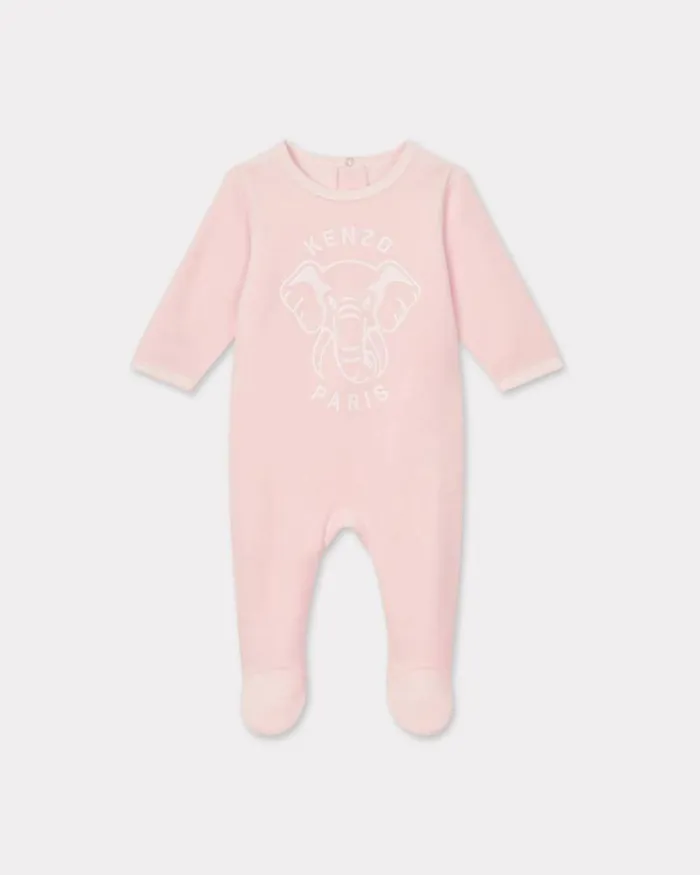 Kids 3piece Embroidered Cotton Set Pastel Pink Kenzo Babies 1 Month 8211 2 Years