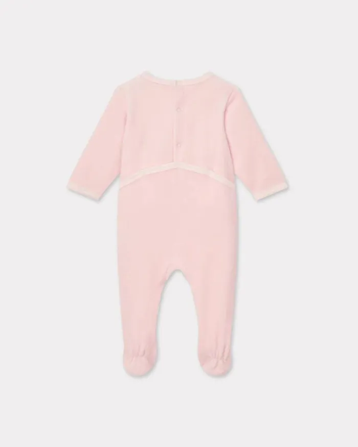 Kids 3piece Embroidered Cotton Set Pastel Pink Kenzo Babies 1 Month 8211 2 Years