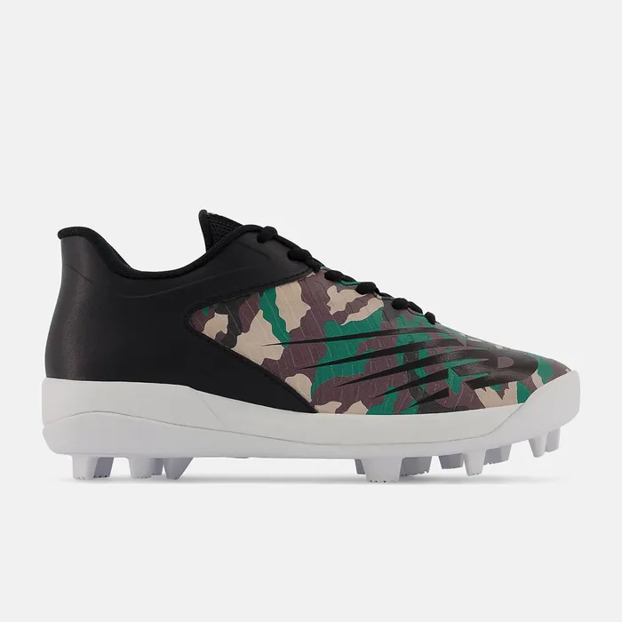 Kids 4040 V6 Rubber Molded Camo Black With Pebble And Bison New Balance Cleats
