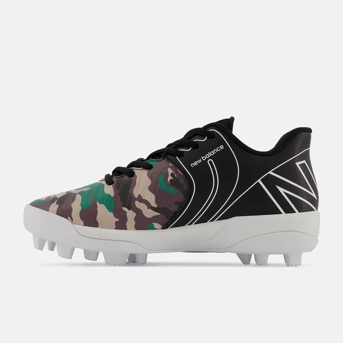 Kids 4040 V6 Rubber Molded Camo Black With Pebble And Bison New Balance Cleats