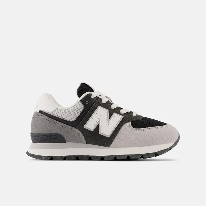 Kids 574 Blacktop With White New Balance Size 105 8211 3