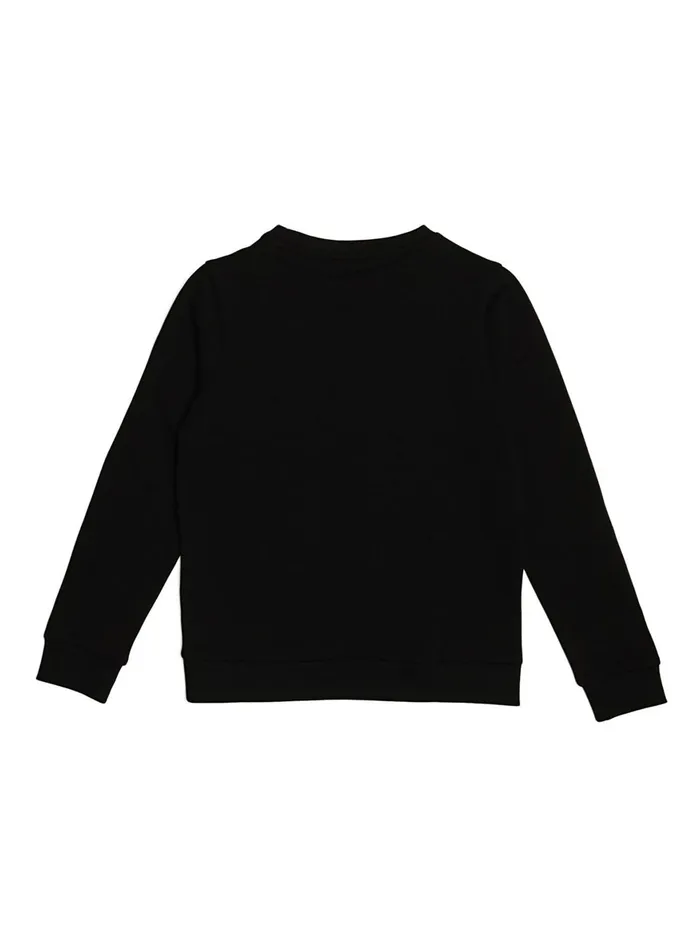 Kids Big Boy GUESS Black Long Sleeve Fleece Pullover Top 716 Kids Big Boy GUESS Black Long Sleeve Fleece Pullover Top 716